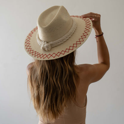 Palm Embroidered Hat