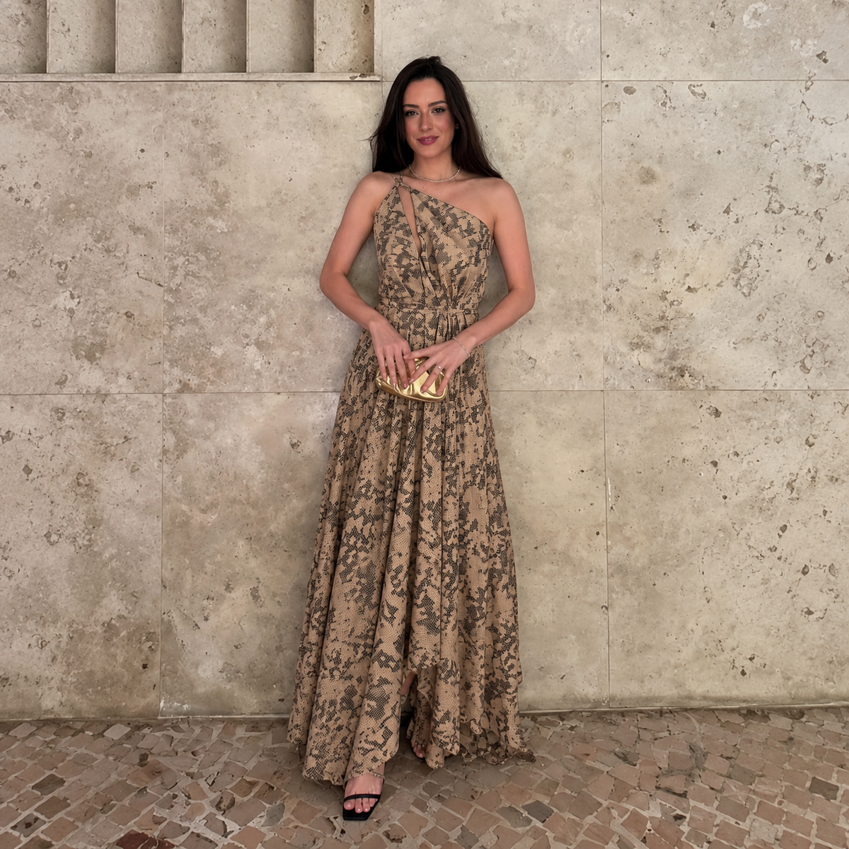 Noosa Maxi Dress · Charcoal Taupe