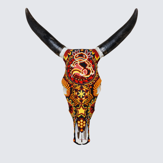 Threaded Skull Symbols Red