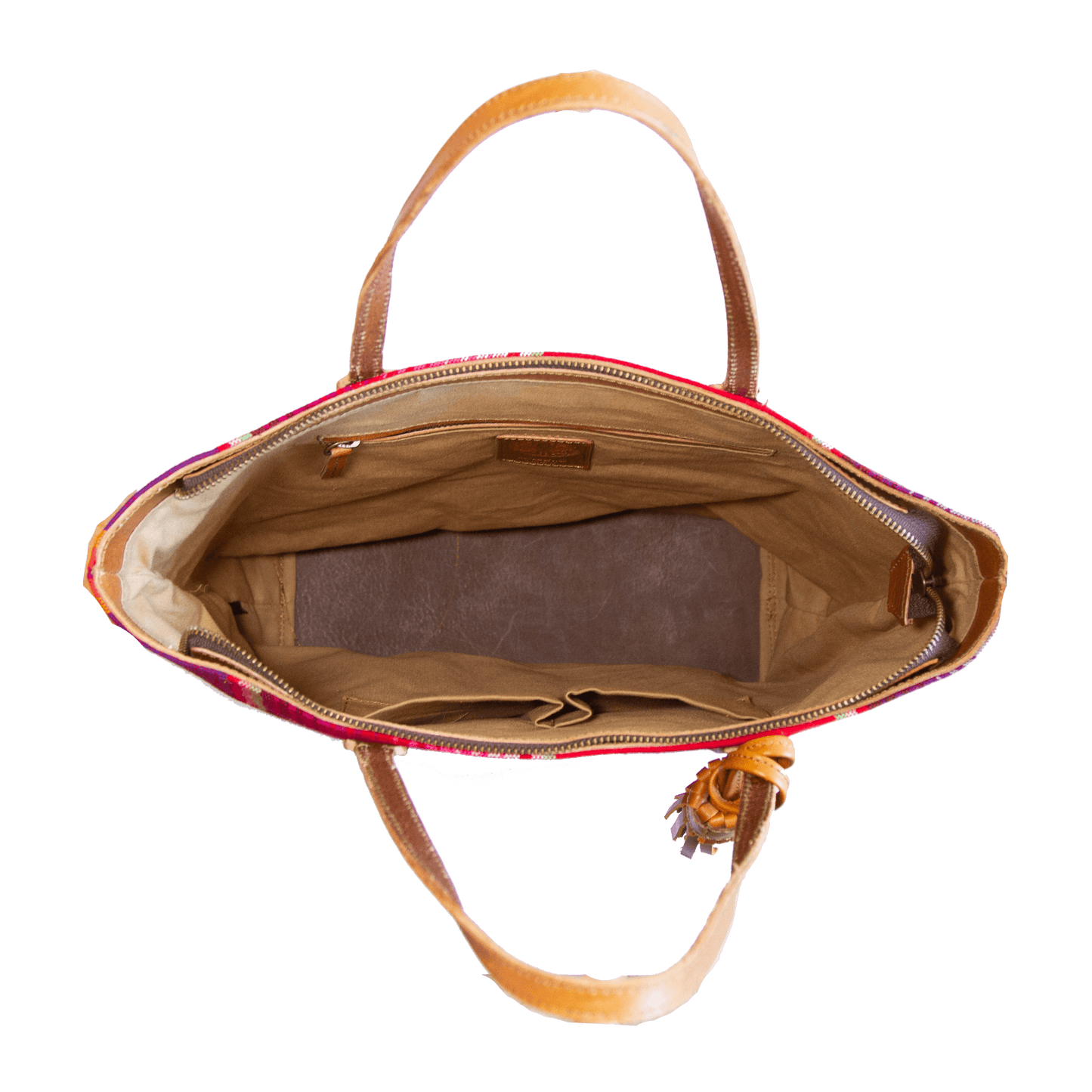 Chabela Mexican Textile Sillero Tan Bag