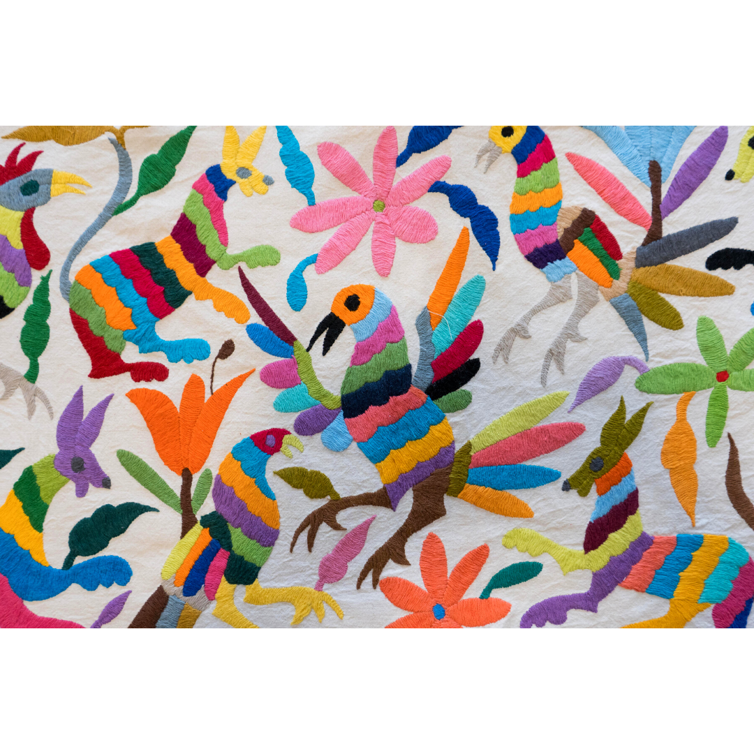 Otomi Hand Embroidered Runner