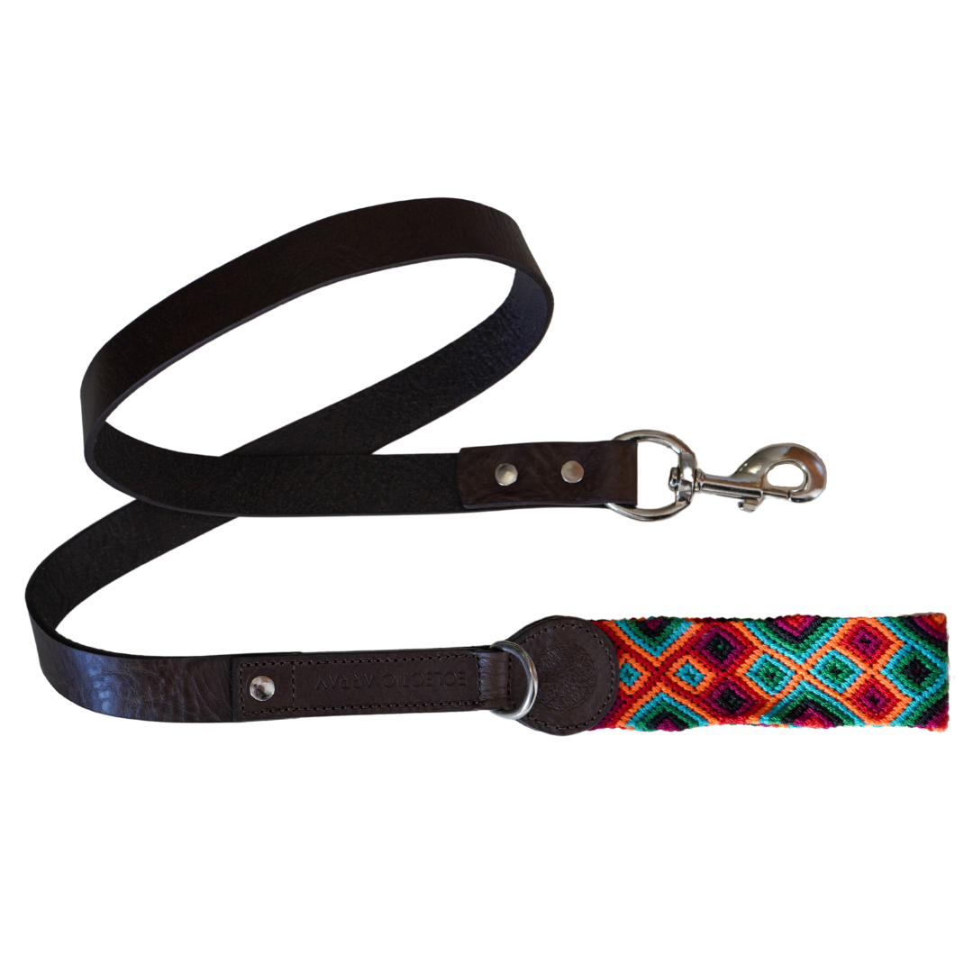 Caribbean - Leather Dog Leash