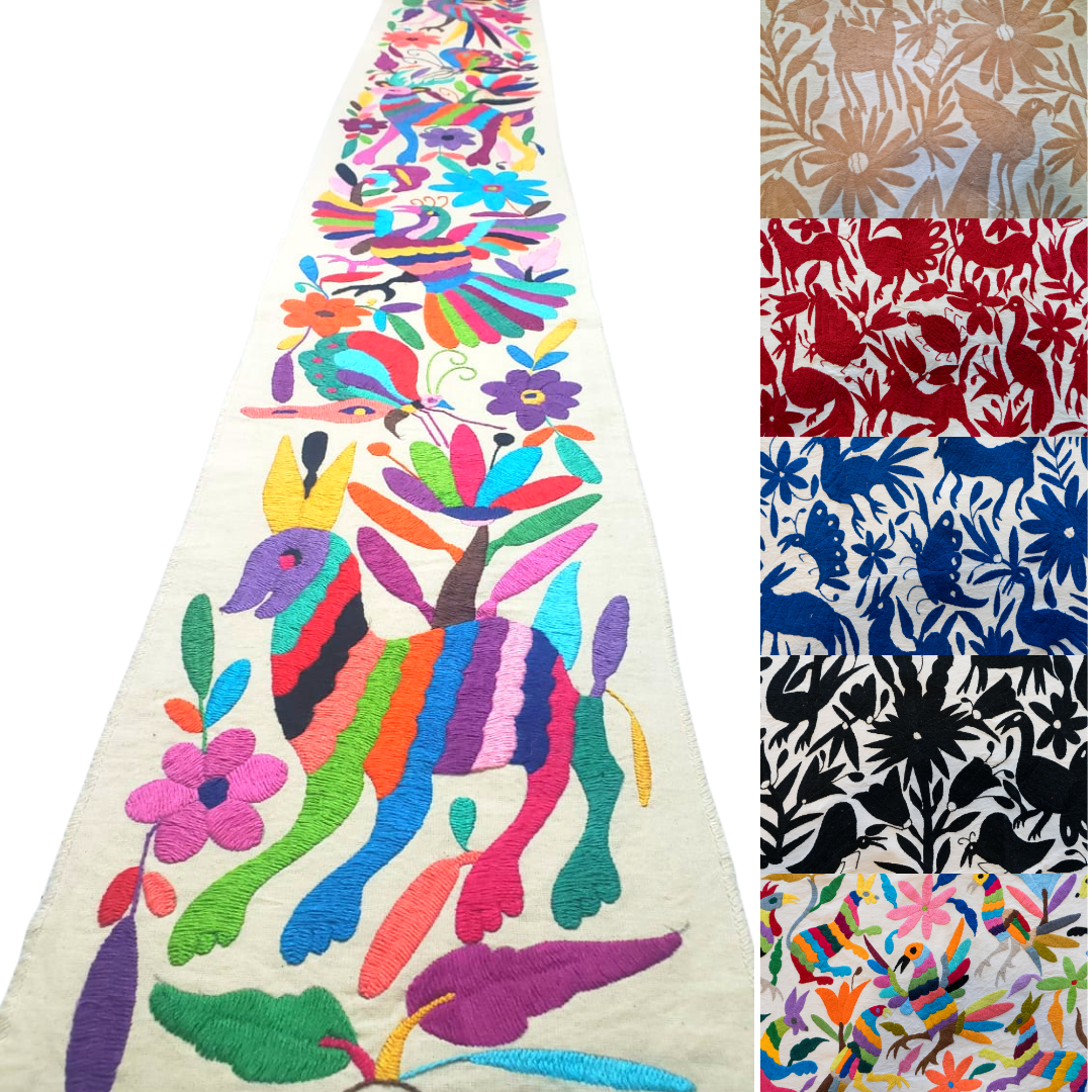 Otomi Hand Embroidered Runner