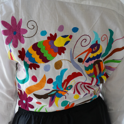 Hand Embroidered Otomi Shirt - Multi