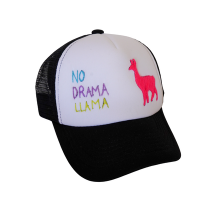 Hand Embroidered No Drama Llama (Kids)
