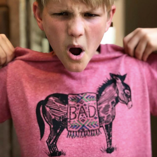 Bad Burro T-Shirt- Red