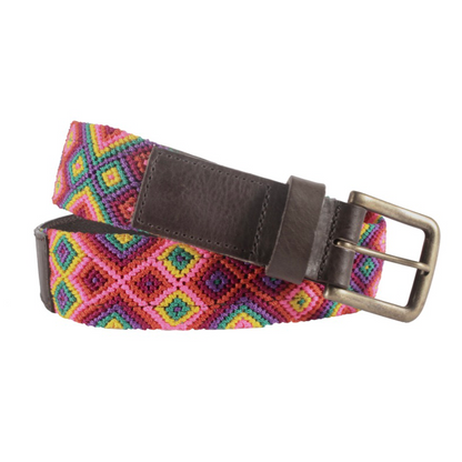 Chiapas Woven Belt - Cotton Candy