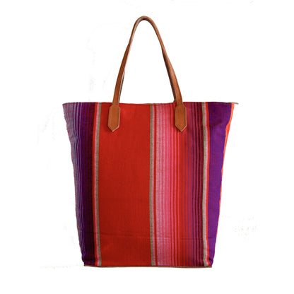 Chabela Mexican Textile Sillero Tan Bag