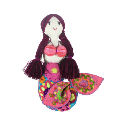 Embroidered Mermaid Doll - Medium