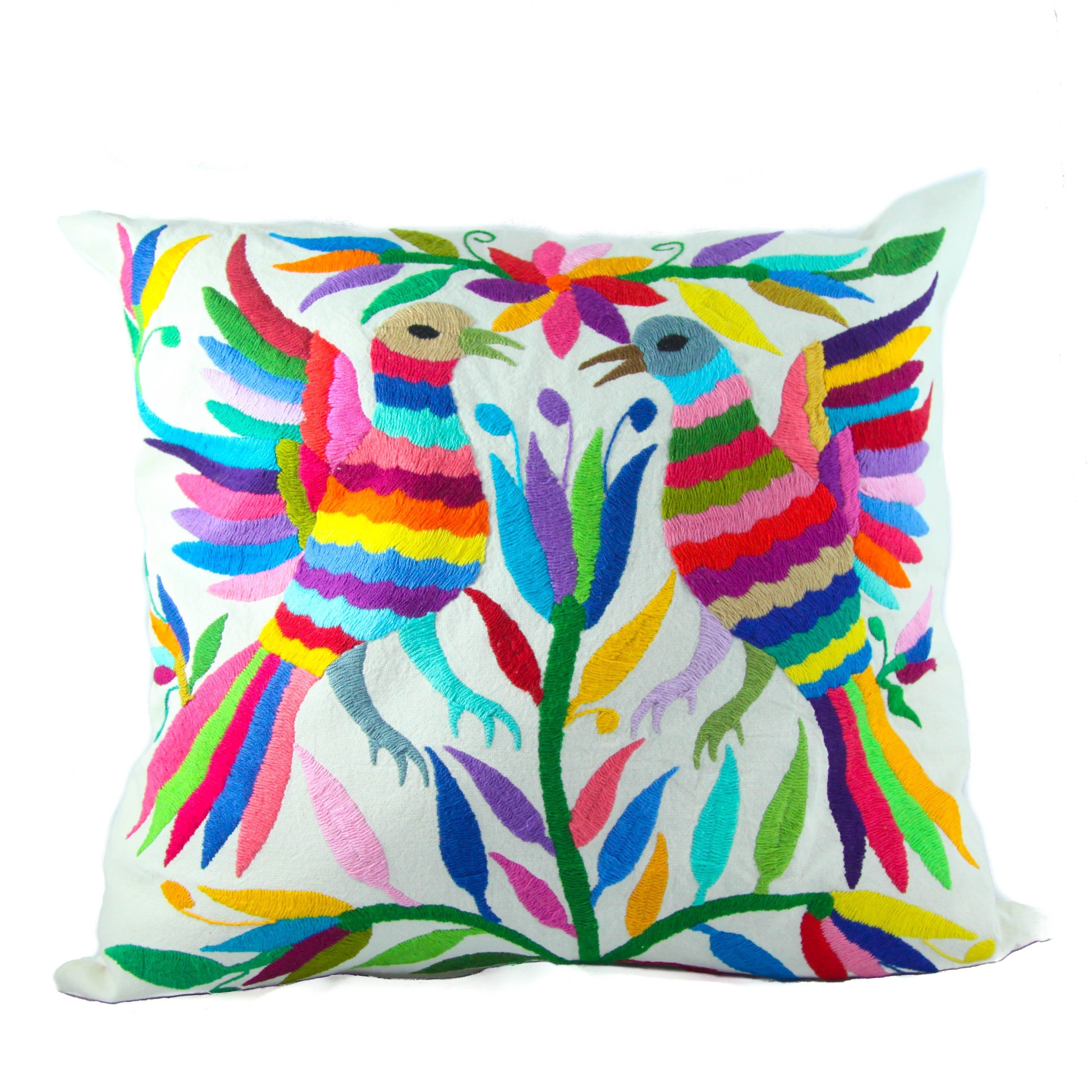 Otomi hot sale embroidered pillows