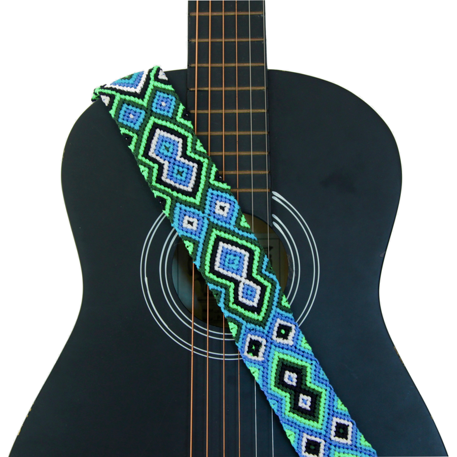 Seattle Blue Guitar Strap