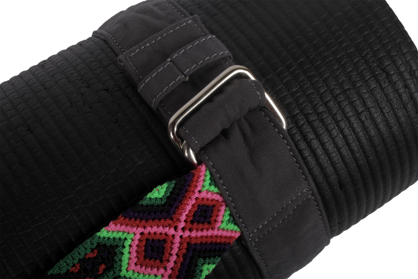 Yoga Mat Strap Black Classic Eclectic Array