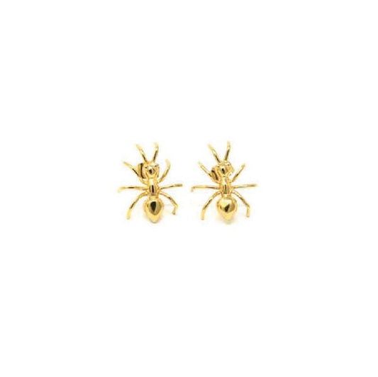 Ants Earrings Gold Plated